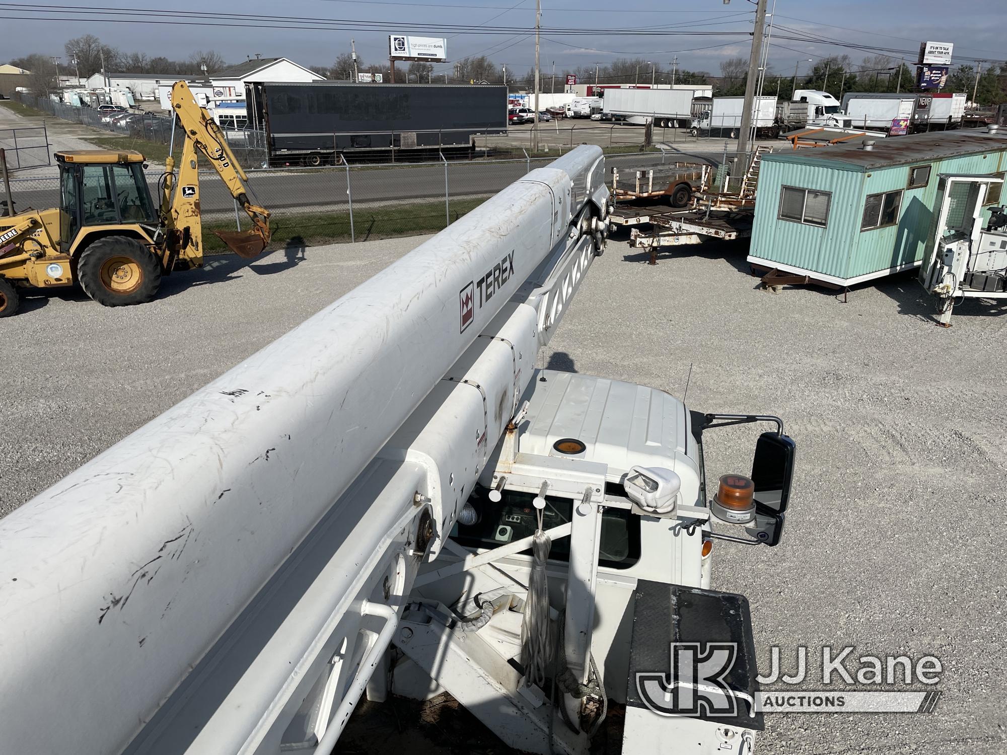 (Springfield, IL) Terex/Telelect Hi-Ranger HRX-55, Articulating Material Handling Bucket Truck rear