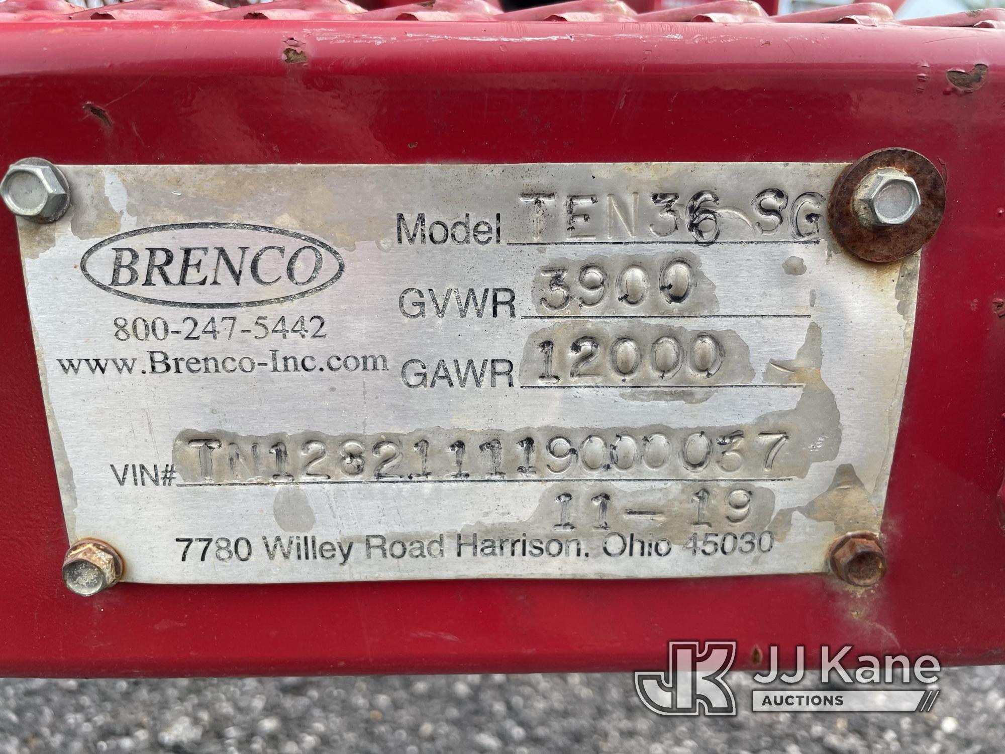(Albertville, AL) 2019 Brenco TEN36-3SG Bull Wheel Tensioner & Reel Carrier No Title