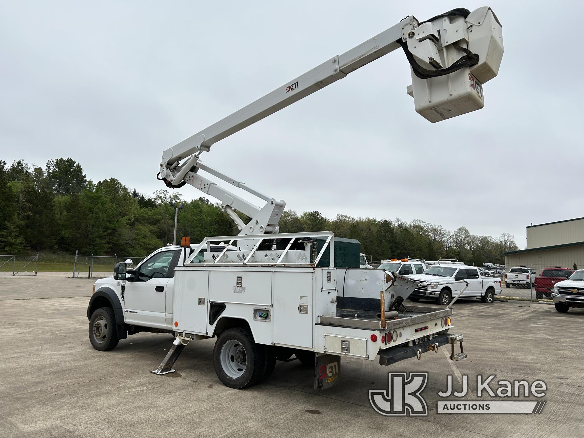 (Conway, AR) ETI ETC40IH, Articulating & Telescopic Bucket Truck mounted behind cab on 2017 Ford F55