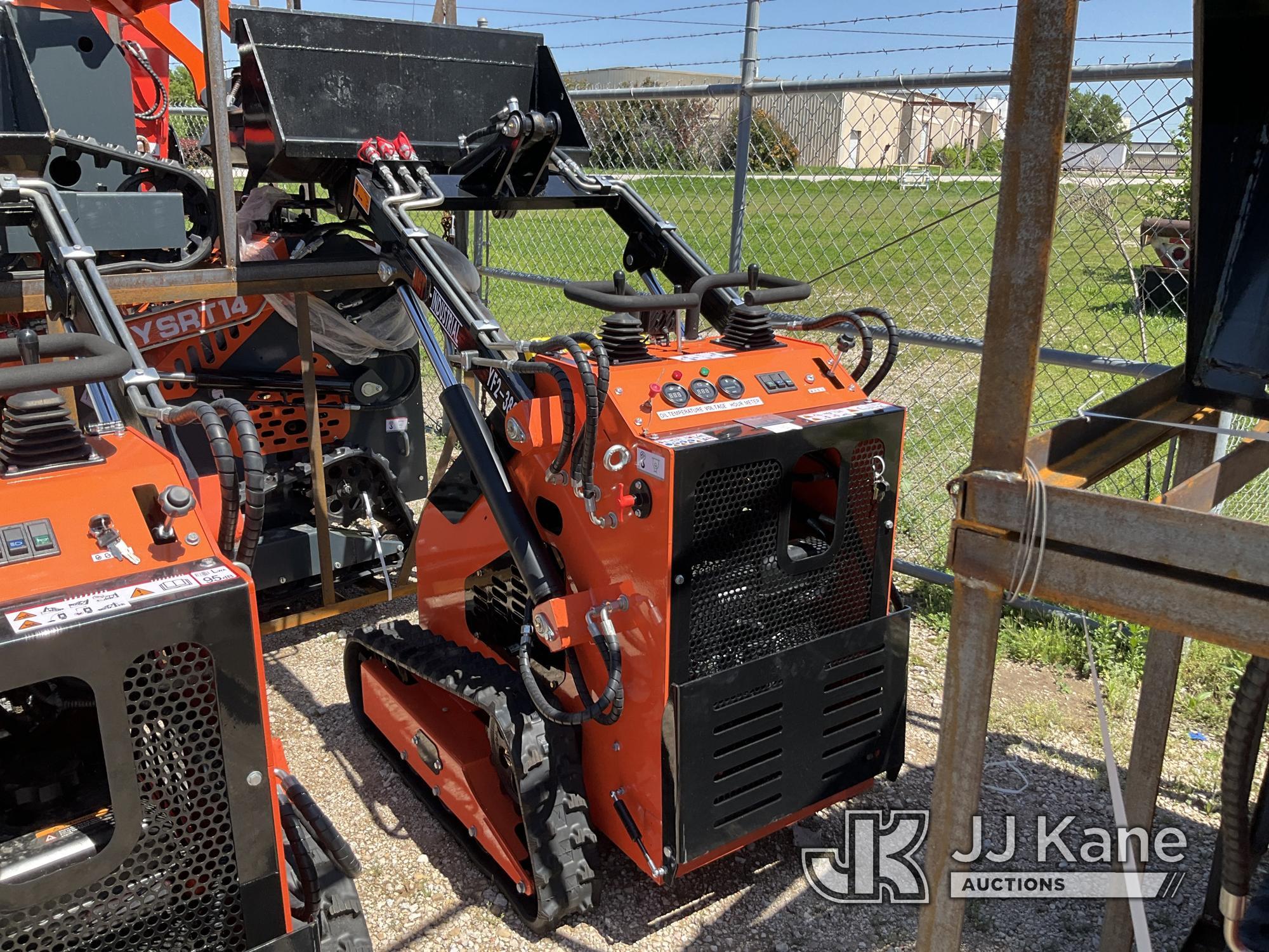 (Waxahachie, TX) 2023 AGROTK YF2-380 Walk-Behind Tracked Skid Steer Loader New, NO Fluids