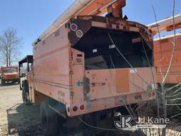 (Kansas City, MO) Altec LRV 55, Over-Center Bucket Truck mounted behind cab on 2005 GMC C7500 Chippe