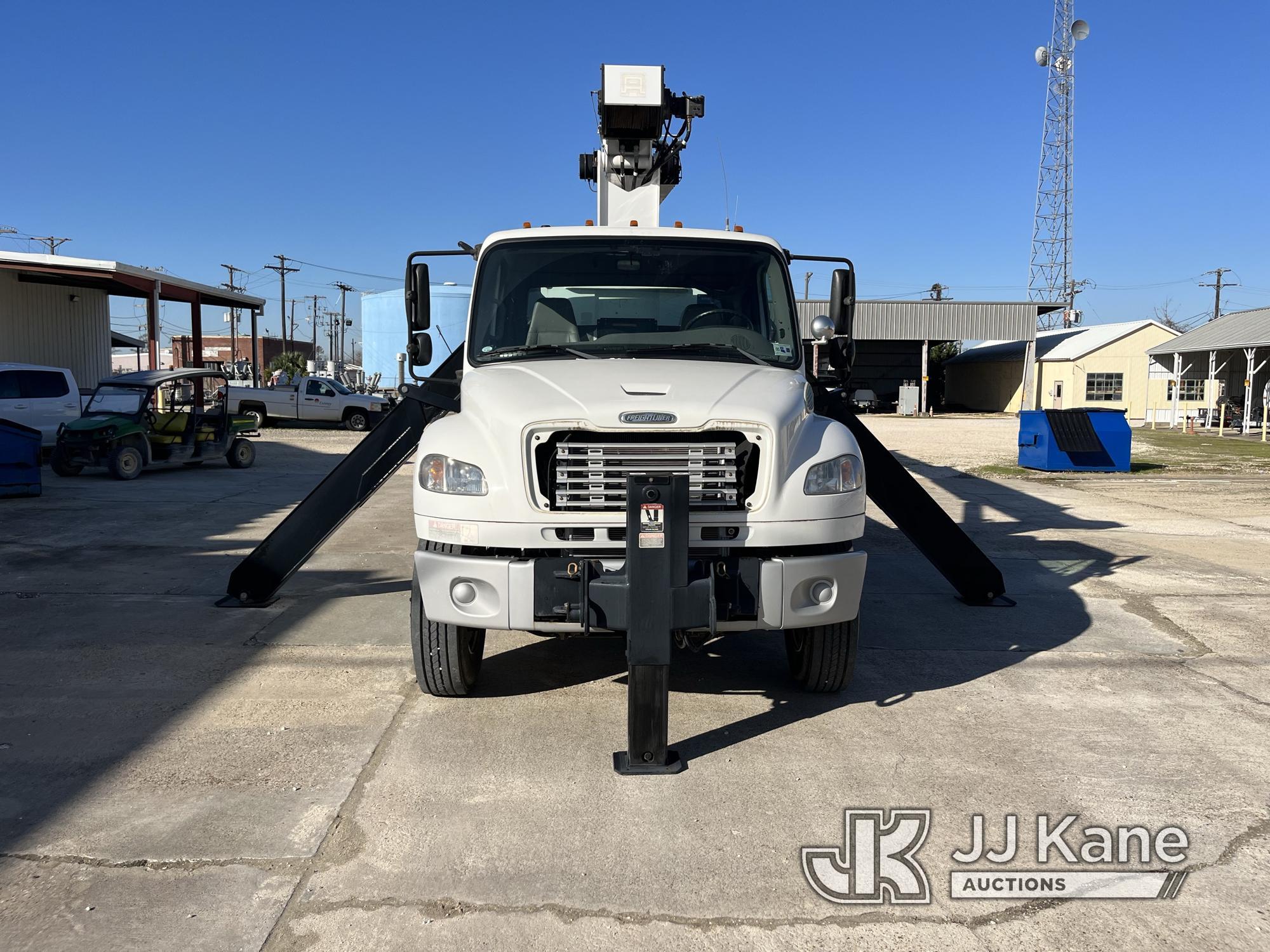 (Lake Charles, LA) Altec AC18-70B, 18 Ton, Hydraulic Crane mounted behind cab on 2012 Freightliner M