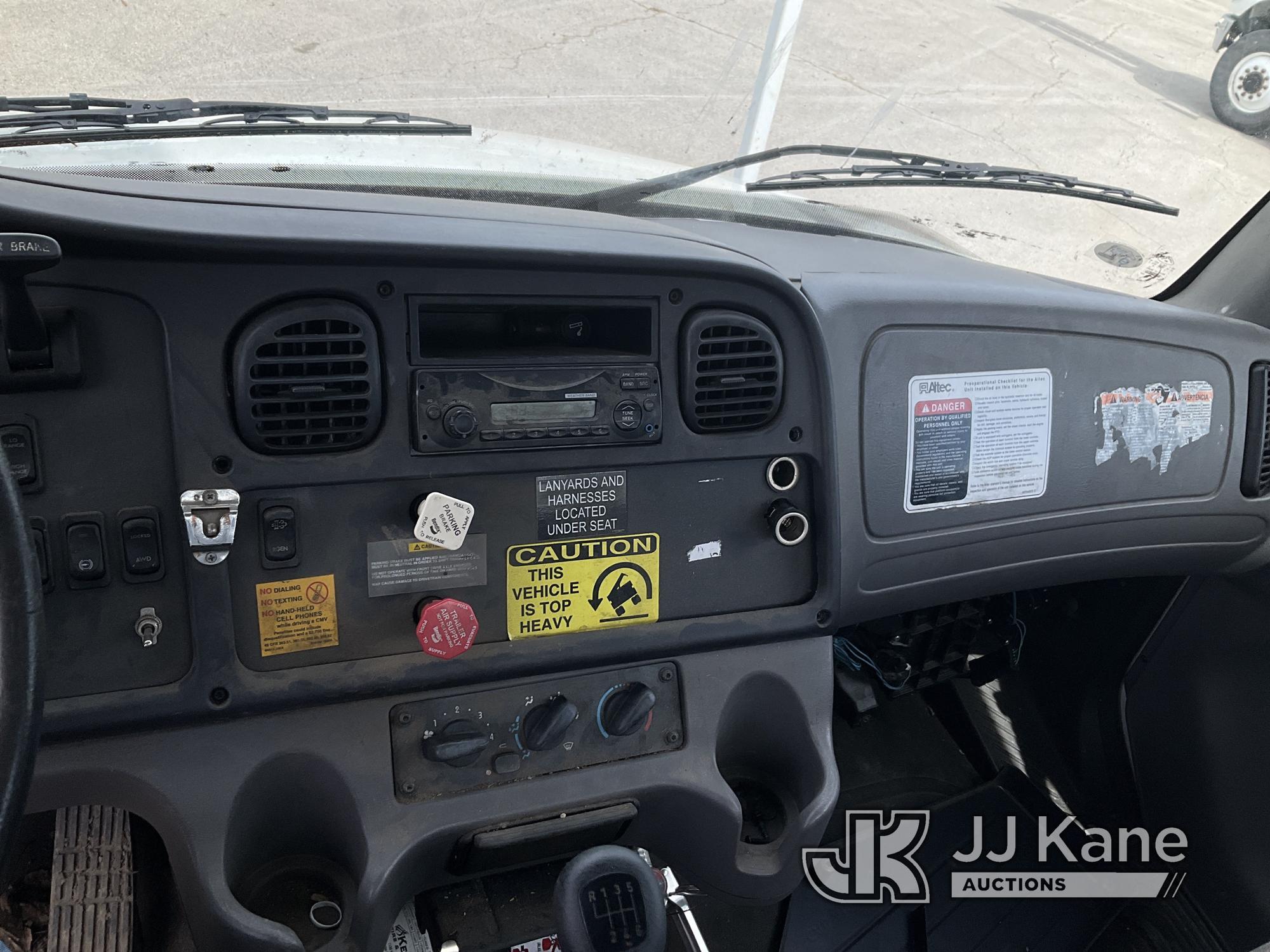 (Kansas City, MO) Altec AA755-MH, Material Handling Bucket Truck rear mounted on 2013 Freightliner M