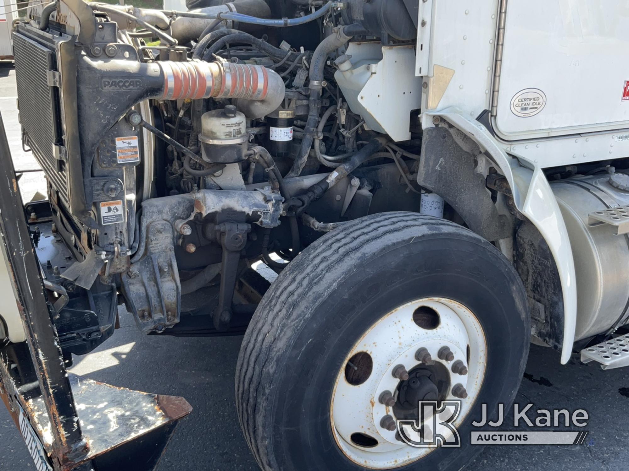 (Maple Lake, MN) Altec AA55-MH, Material Handling Bucket Truck rear mounted on 2014 Kenworth T370 Ut