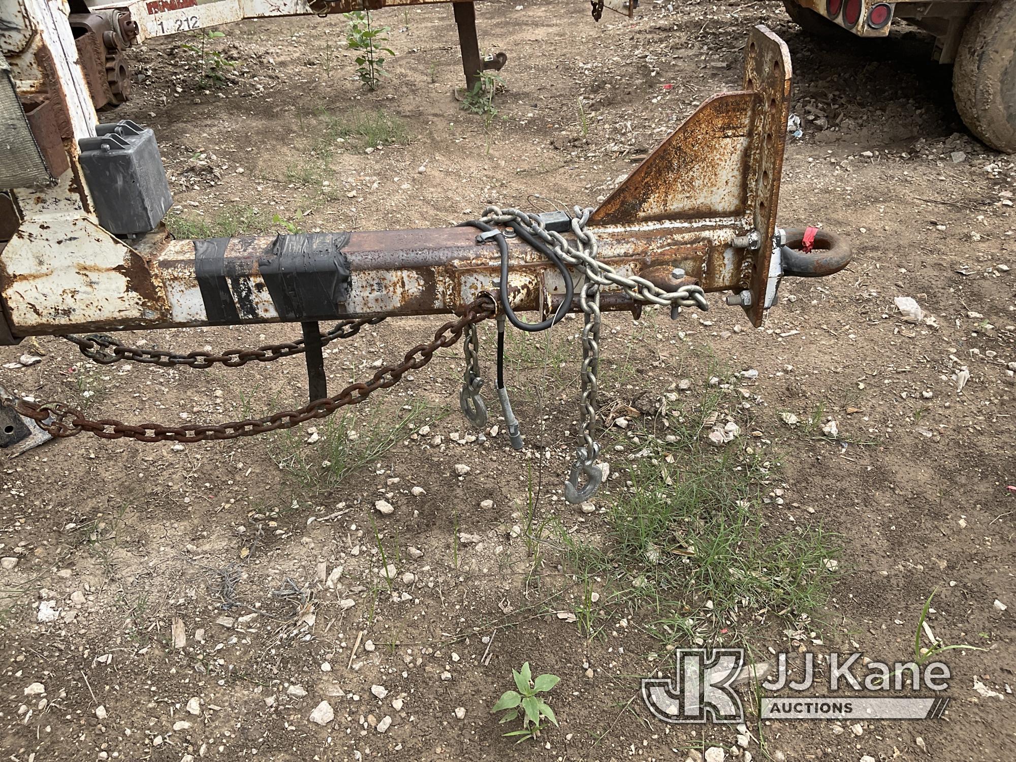 (Cypress, TX) 1994 Butler T/A Pole/Material Trailer Stands & Rolls) (Serial Plate Illegible