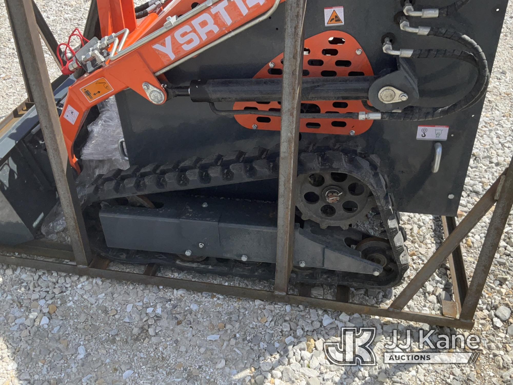 (Hawk Point, MO) 2024 AGROTK YSRT14 Walk-Behind Tracked Skid Steer Loader New/Unused.