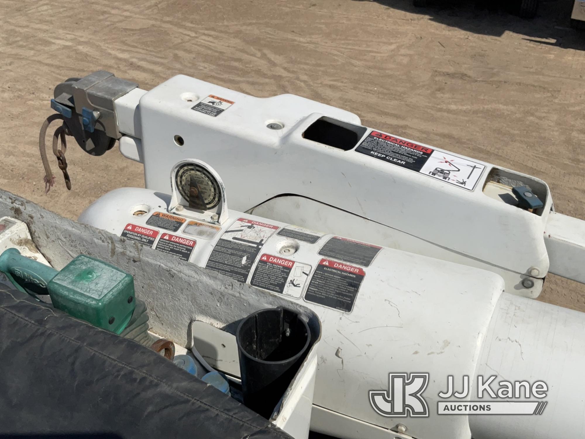 (Shakopee, MN) Altec AM55, Over-Center Material Handling Bucket Truck rear mounted on 2016 Freightli