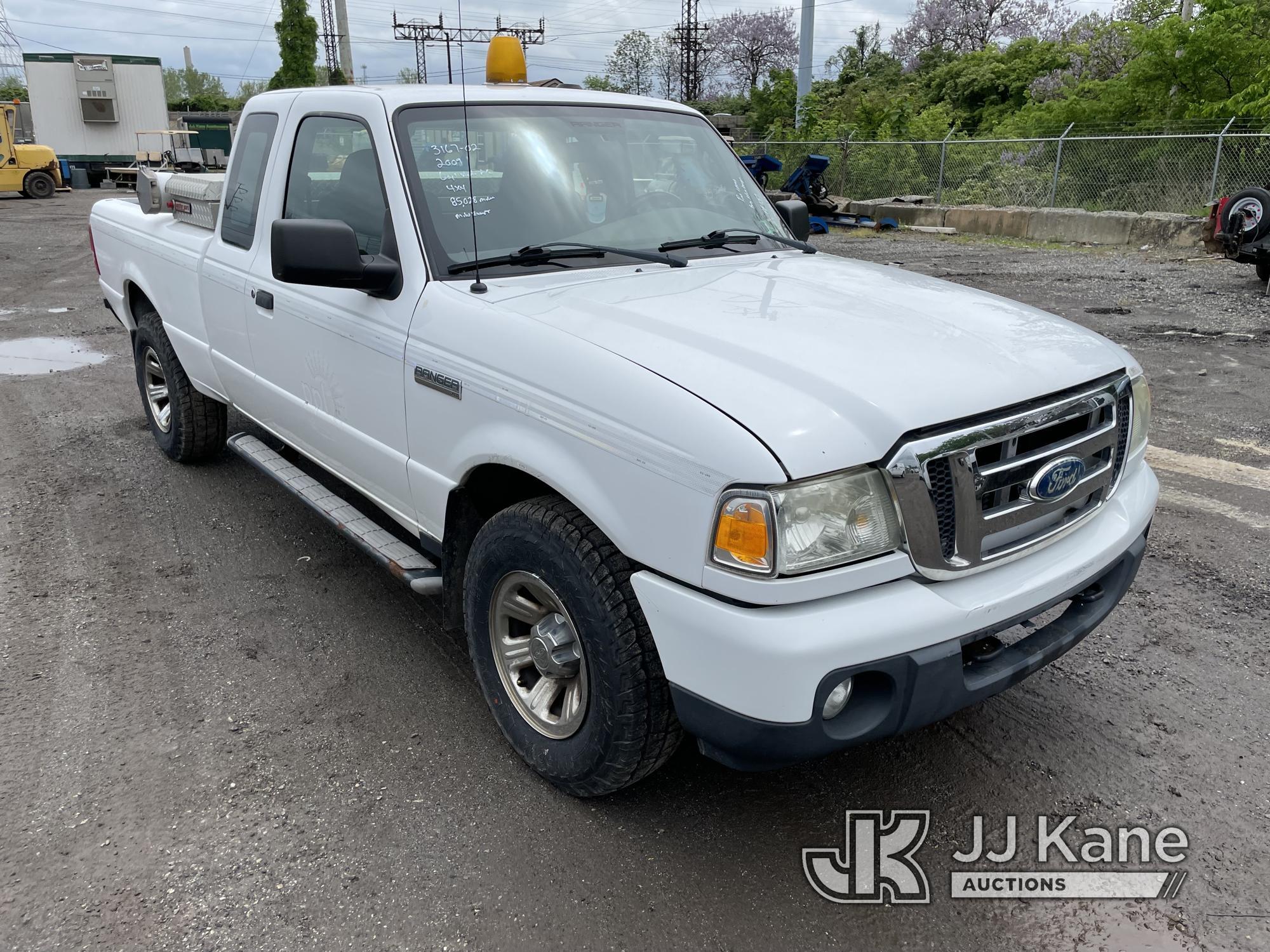 (Plymouth Meeting, PA) 2009 Ford Ranger 4x4 Extended-Cab Pickup Truck Runs & Moves, Body & Rust Dama