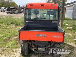(Charlotte, MI) Kubota RTV1100 4X4 Utility Cart No Title) (Runs, Moves - Only Moves in Low and Rever