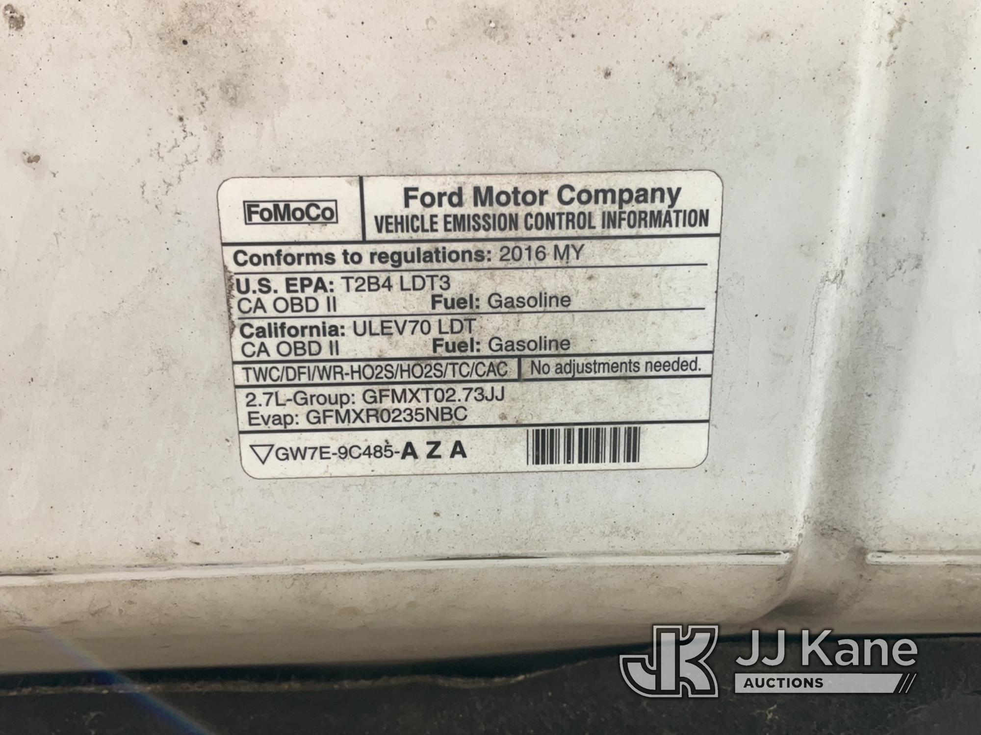 (Charlotte, MI) 2016 Ford F150 Extended-Cab Pickup Truck Runs But Stalls When Driving, Moves, Servic