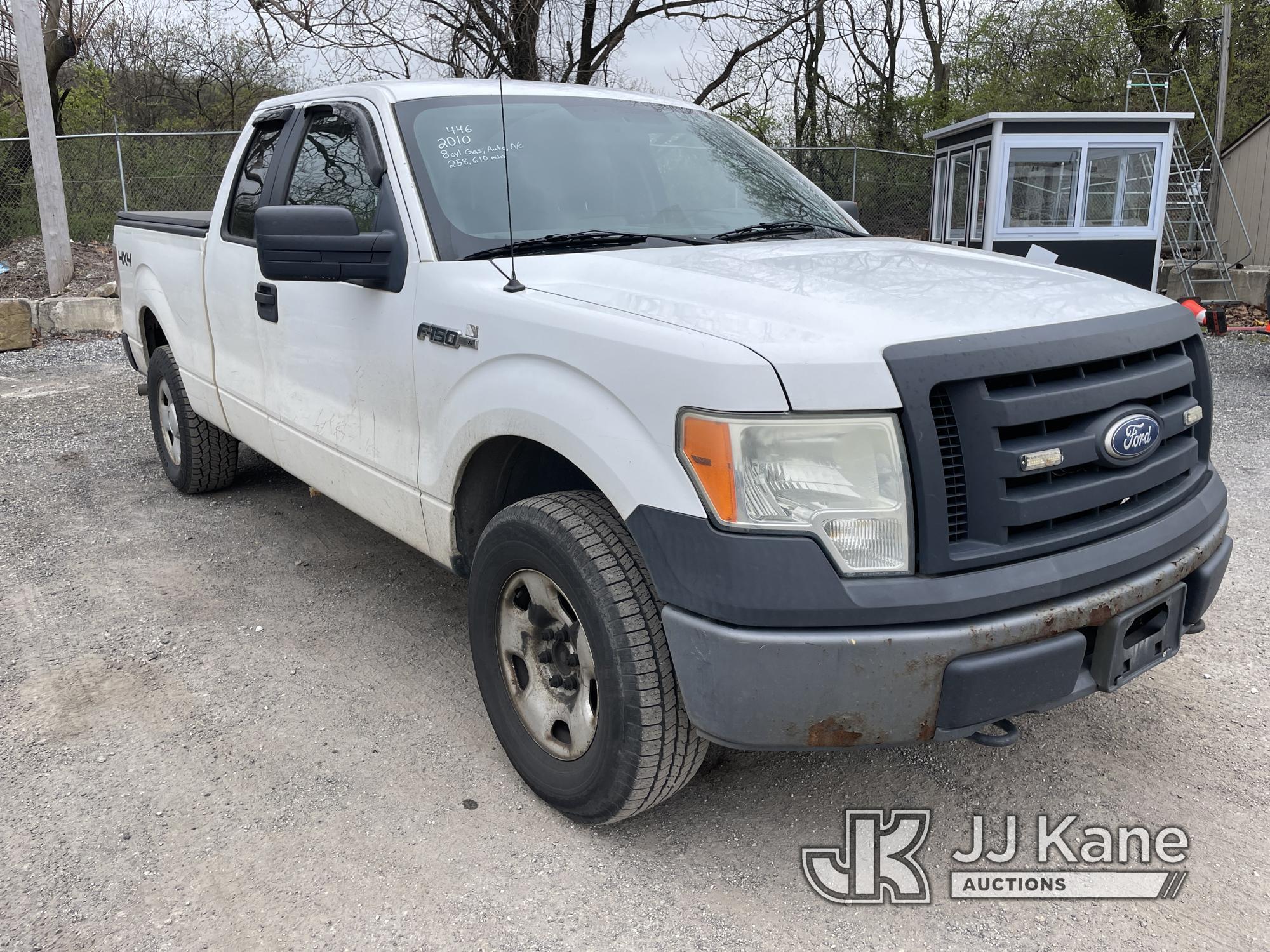 (Plymouth Meeting, PA) 2010 Ford F150 4x4 Extended-Cab Pickup Truck Runs & Moves, Body & Rust Damage