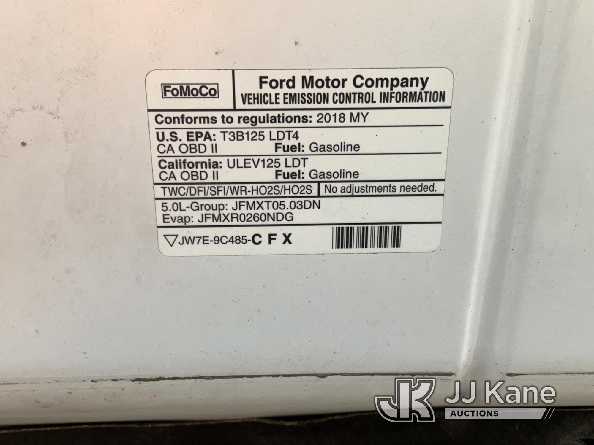 (Charlotte, MI) 2018 Ford F150 4x4 Crew-Cab Pickup Truck Runs, Moves