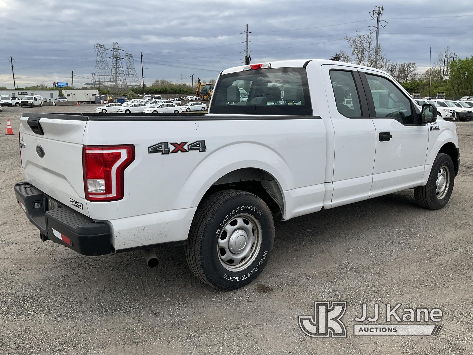(Plymouth Meeting, PA) 2017 Ford F150 4x4 Extended-Cab Pickup Truck Runs & Moves, Bad Trans, Body &