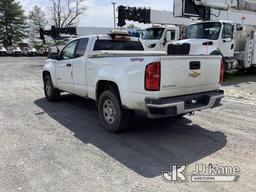 (Frederick, MD) 2018 Chevrolet Colorado 4x4 Extended-Cab Pickup Truck Runs, Bad Transmission intermi