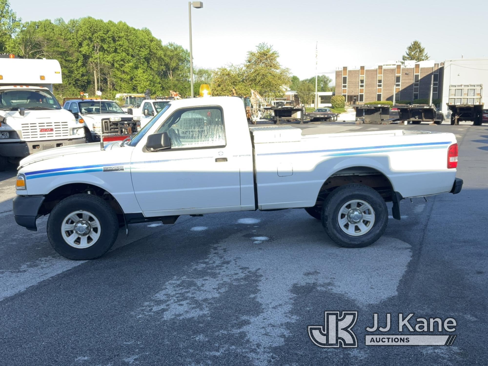 (Chester Springs, PA) 2007 Ford Ranger 4x4 Pickup Truck Runs & Moves, Body & Rust Damage) (Inspectio