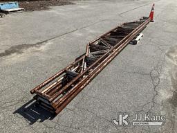 (Wells, ME) Bundle of (6) 22ft Steel Supports NOTE: This unit is being sold AS IS/WHERE IS via Timed