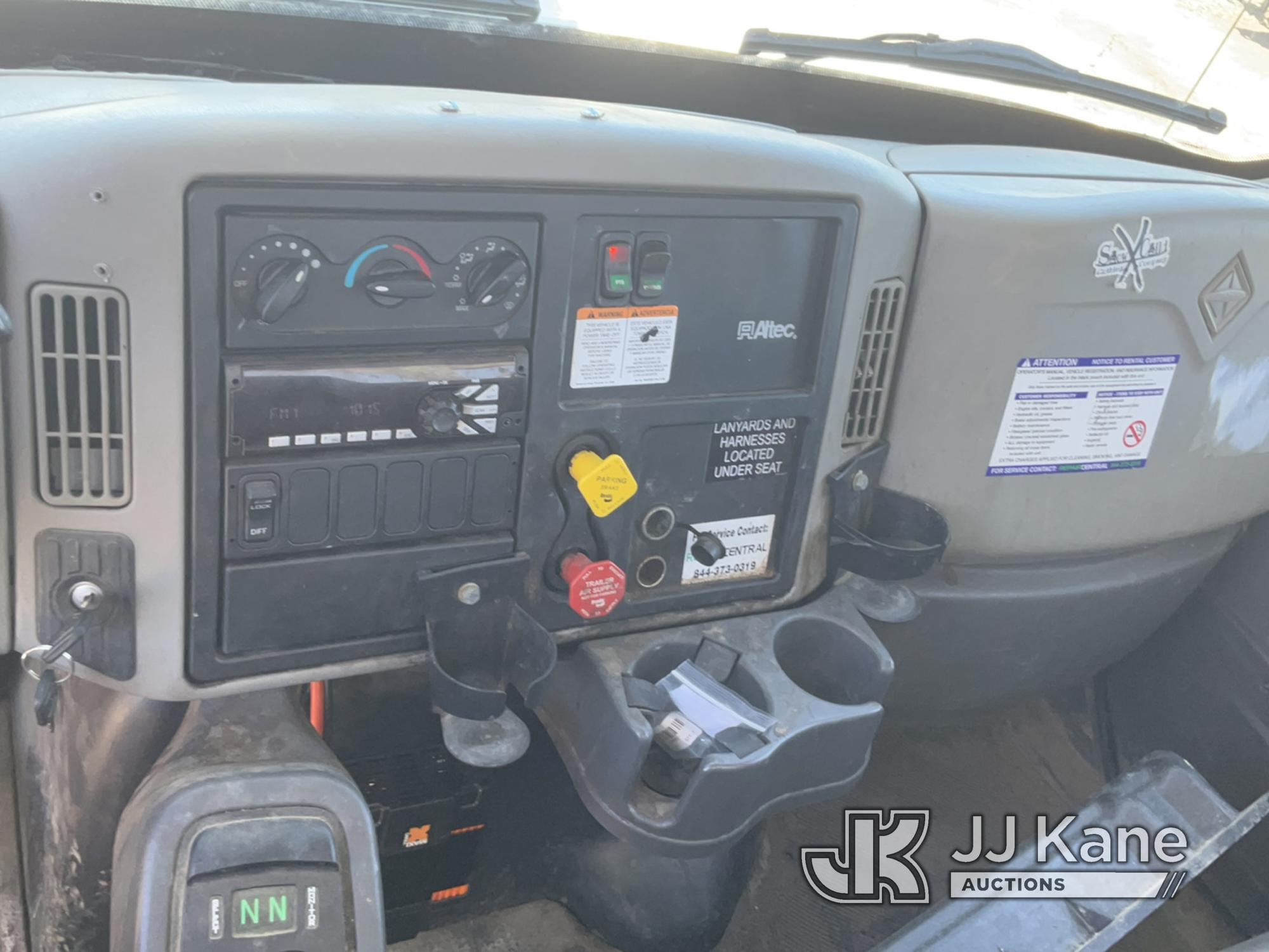 (Rome, NY) Altec AA55, Material Handling Bucket Truck rear mounted on 2019 International 4300 Utilit