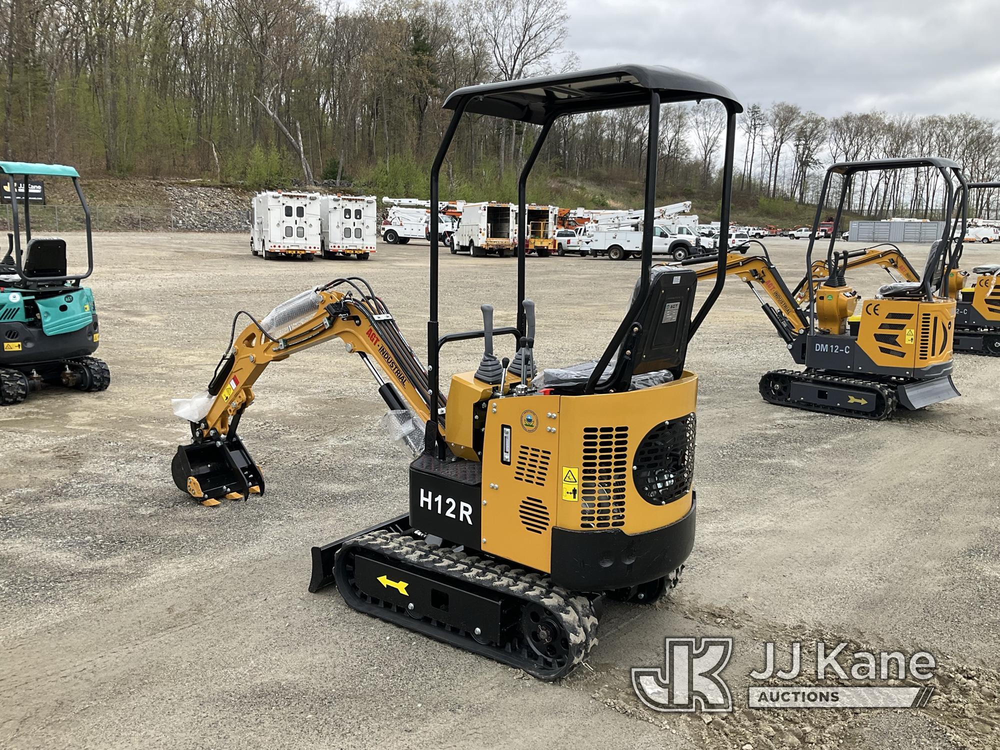 (Shrewsbury, MA) 2024 AGT H12R Mini Hydraulic Excavator New/Unused