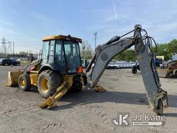 (Plymouth Meeting, PA) 2014 John Deere 410K 4x4 Tractor Loader Backhoe No Title) (Runs Moves & Opera