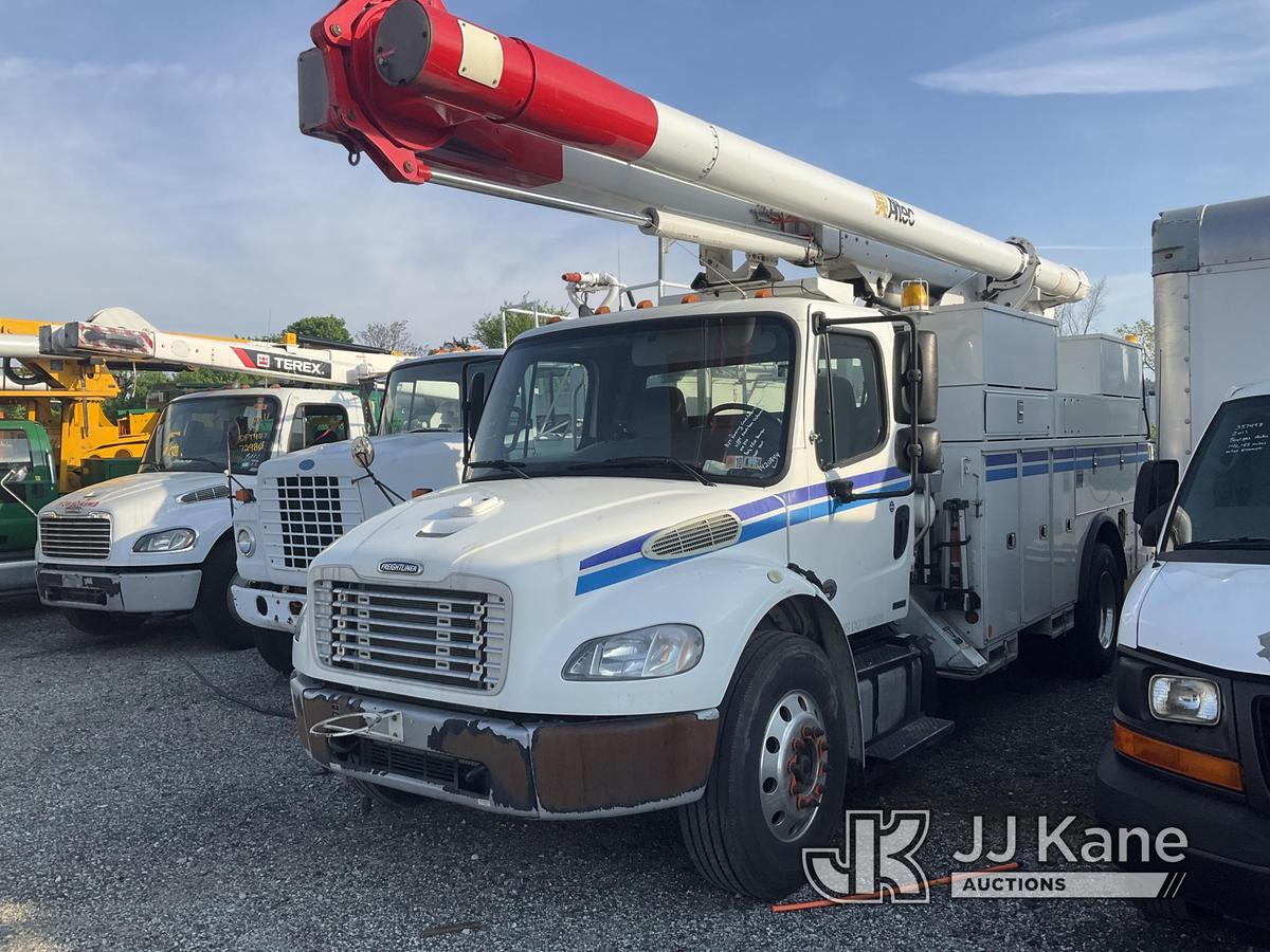 (Plymouth Meeting, PA) Altec LRV-55, Over-Center Bucket Truck center mounted on 2011 Freightliner M2