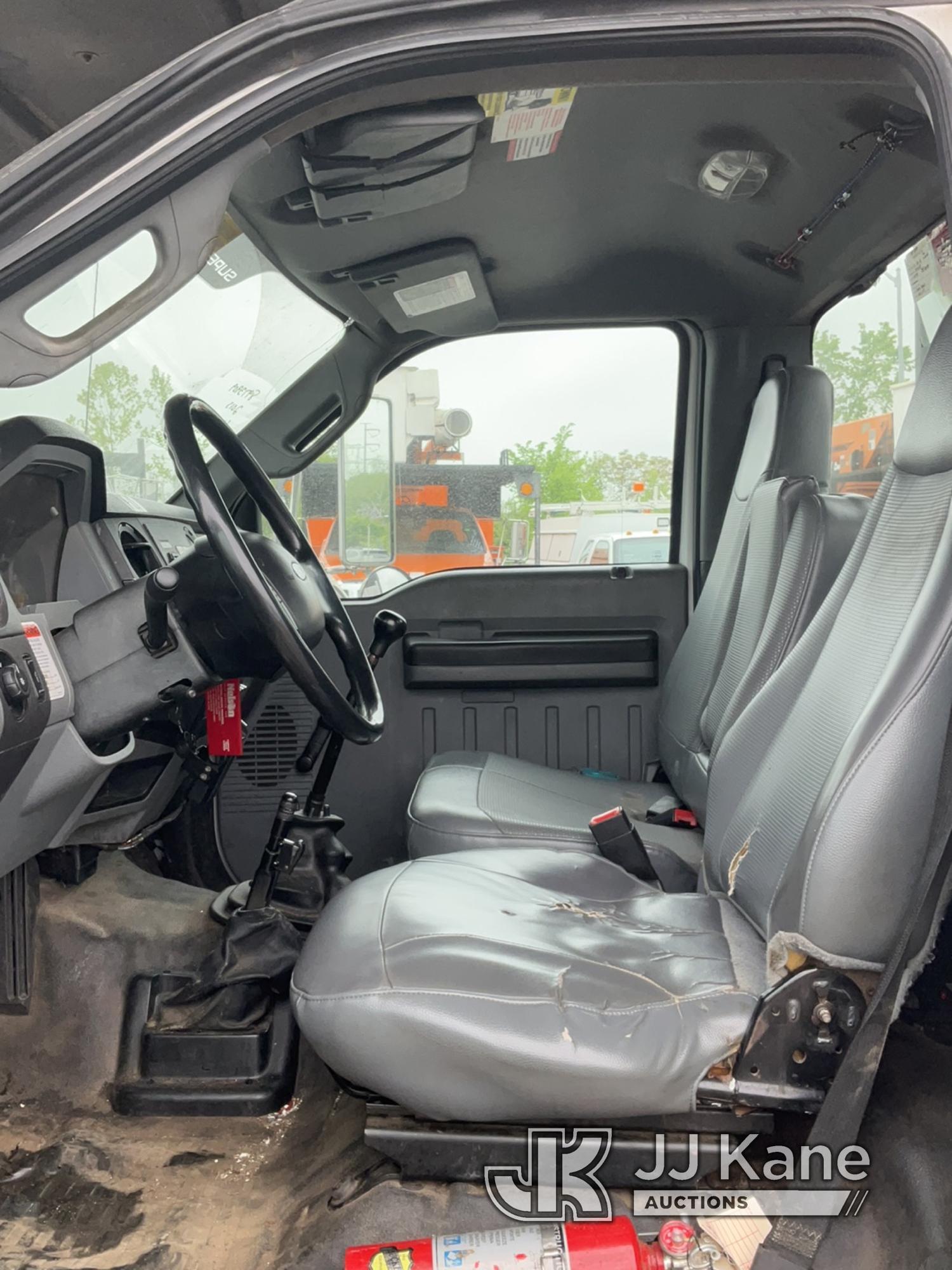 (Plymouth Meeting, PA) Altec LR756, Over-Center Bucket Truck mounted behind cab on 2013 Ford F750 Ch