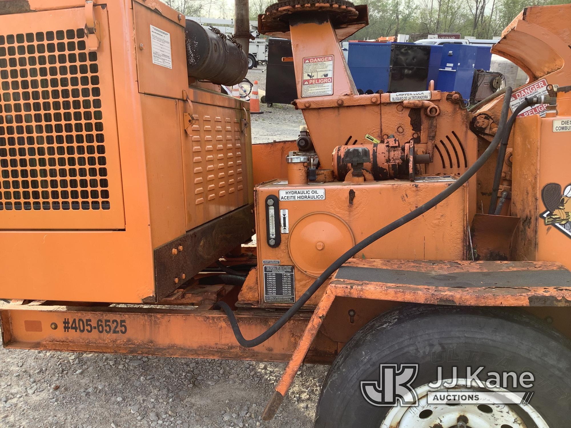 (Smock, PA) 2016 Morbark M12R Portable Chipper (12in Drum), trailer mtd No Title) ( Not Running, Ope