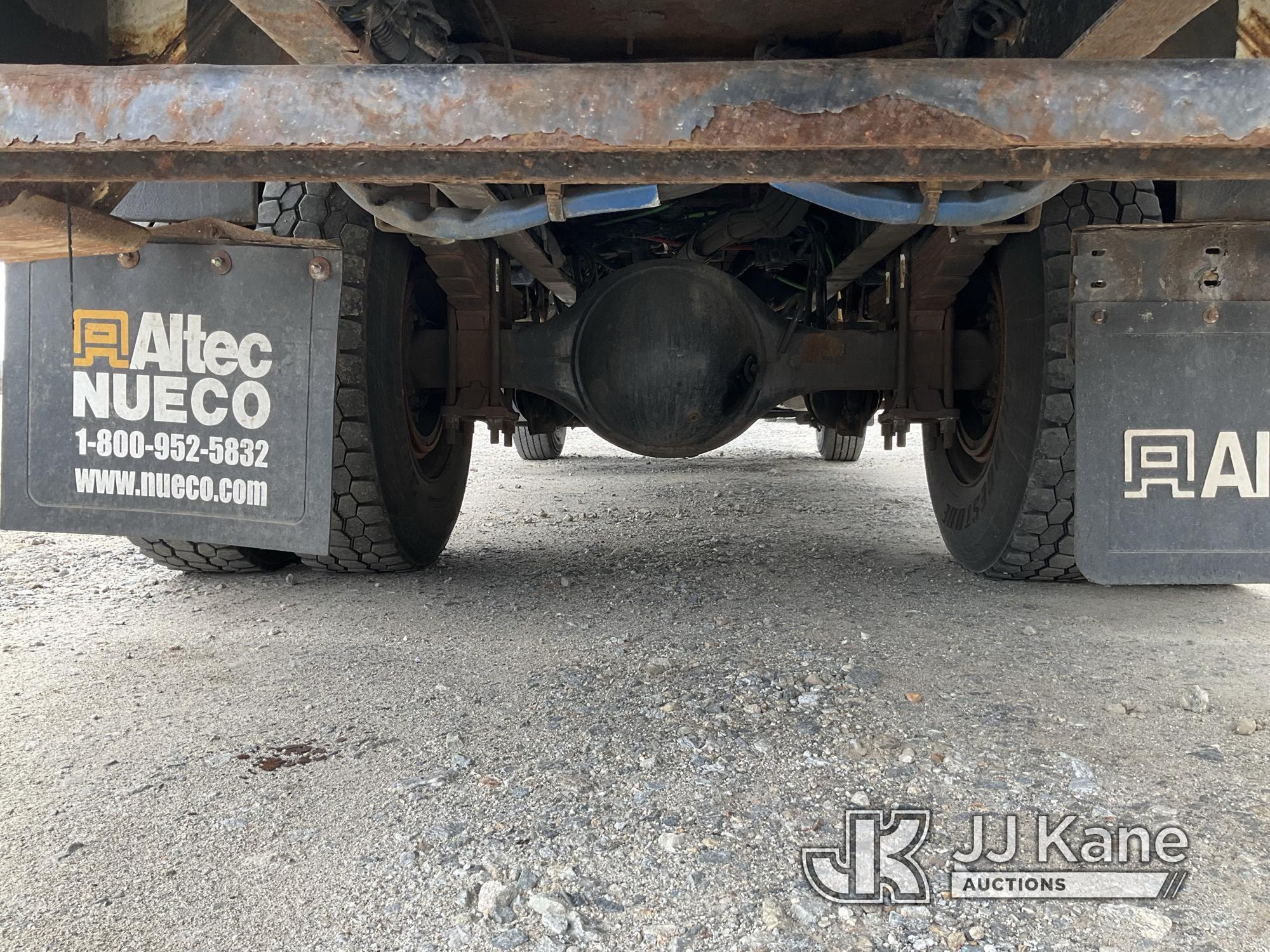 (Shrewsbury, MA) Altec AA55-MH, Material Handling Bucket Truck rear mounted on 2017 Freightliner M2-