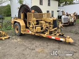 (Deposit, NY) 1981 Hogg Davis Self-Propelled Underground Cable Puller, trailer mtd (Not Running, Tur