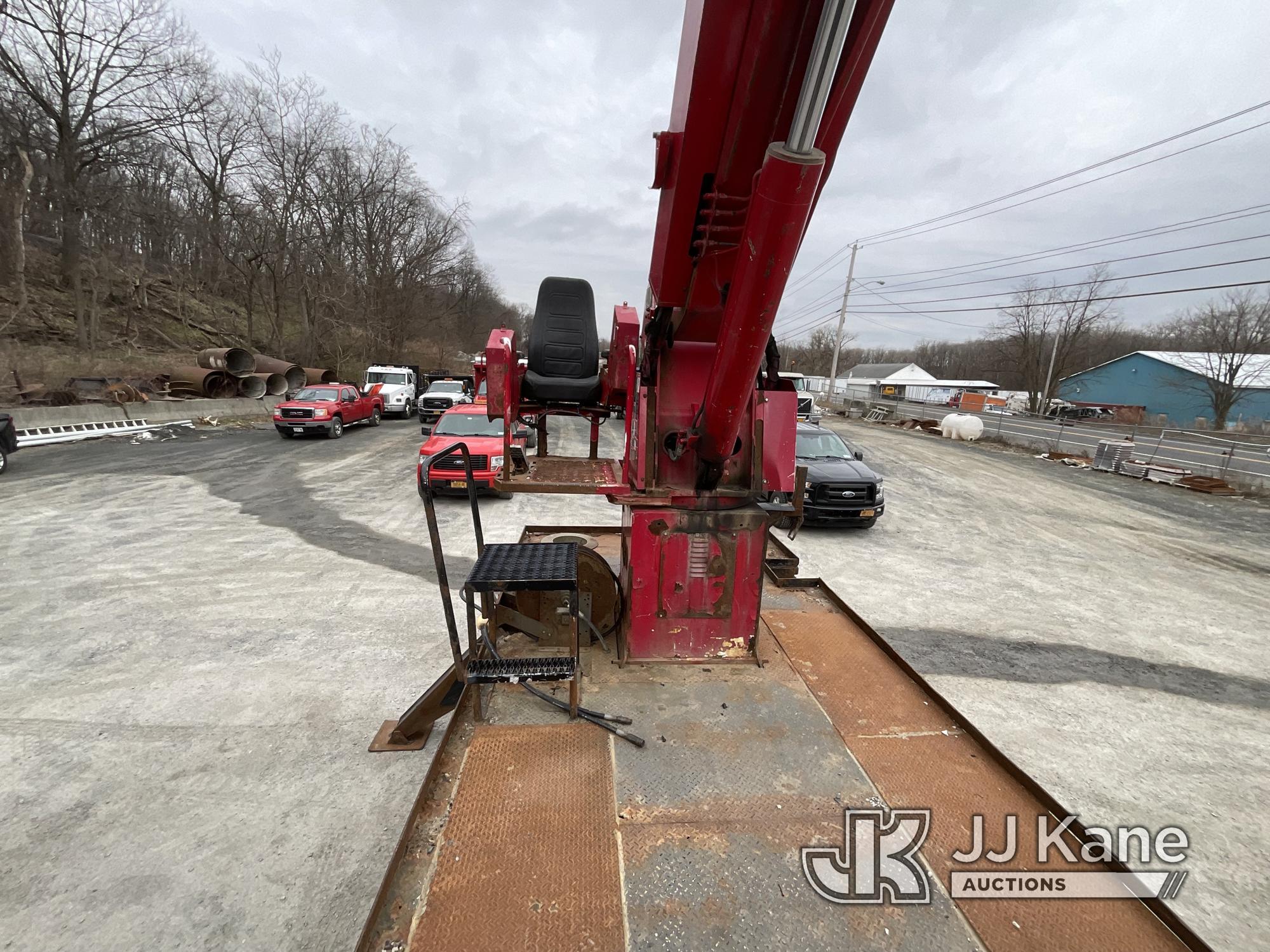 (Rensselaer, NY) Altec D3060A-TR, Digger Derrick rear mounted on 2011 Peterbilt 365 6x4 Flatbed/Util