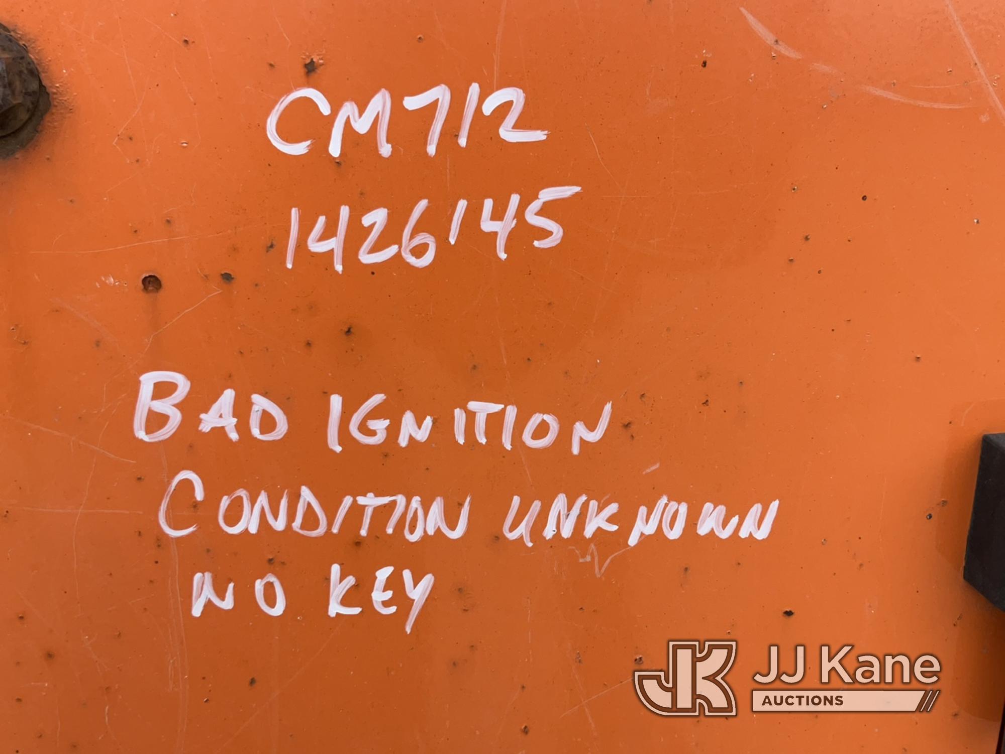 (Charlotte, MI) 2015 Vermeer BC1000XL Chipper (12in Drum) Condition Unknown, Bad Ignition, No Key