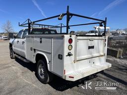 (Plymouth Meeting, PA) 2017 Chevrolet Silverado 2500HD 4x4 Extended-Cab Service Truck Runs & Moves,
