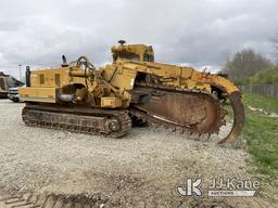 (Fishers, IN) 1997 Vermeer Corporation T655 Trencher Runs, Moves & Operates) (Jump To Start