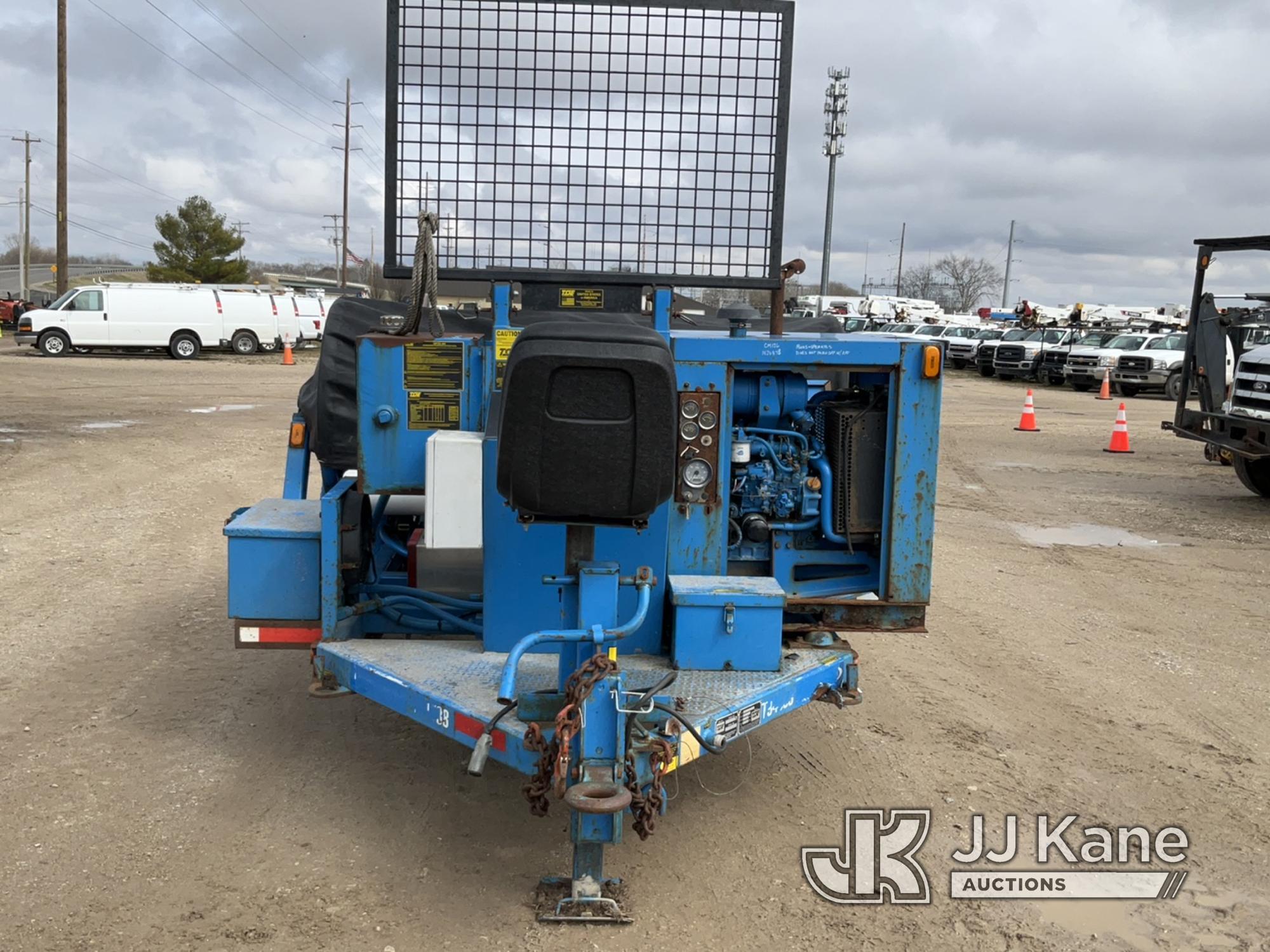 (Charlotte, MI) 2008 TSE DP-20-4H 4-Drum Puller/Tensioner Runs, Operates, Does Not Turn Off with Key