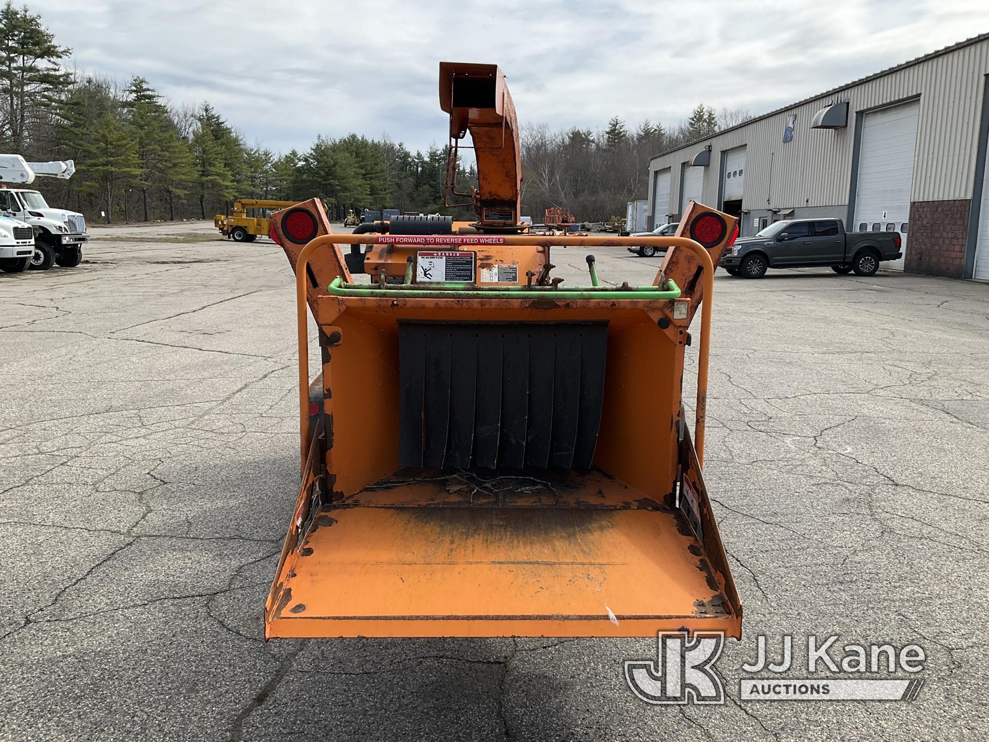 (Wells, ME) 2015 Altec DRM12 Chipper (12in Drum), trailer mtd Not Running, Condition Unknown, Cranks