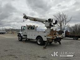 (Fort Wayne, IN) Altec DM47-TR, Digger Derrick rear mounted on 2012 International 7300 4x4 Utility T