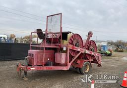 (Charlotte, MI) 1994 Hydra Tension 4 Drum Puller/Tensioner Runs, Operates, Jump to Start, Bad Thrott