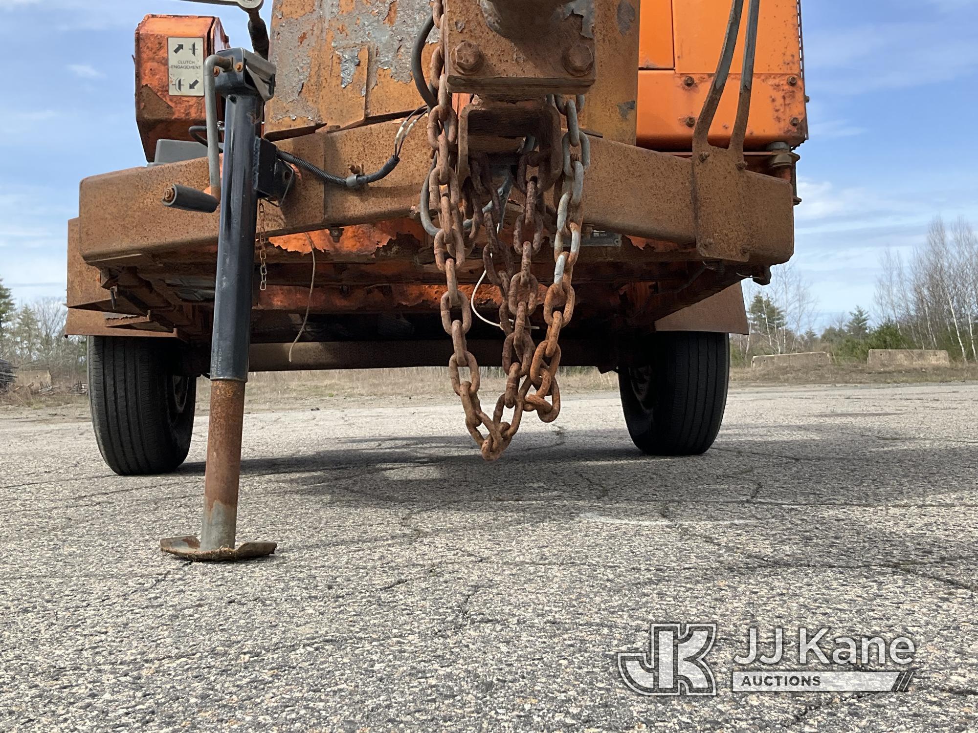 (Wells, ME) 2015 Altec DRM12 Chipper (12in Drum), trailer mtd Not Running, Condition Unknown, Cranks