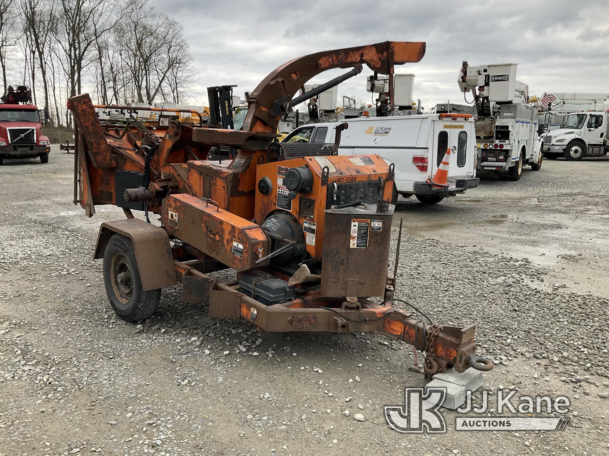 (Shrewsbury, MA) 2015 Altec DRM12 Chipper (12in Drum) Runs) (Operating Condition Unknown, Damaged To