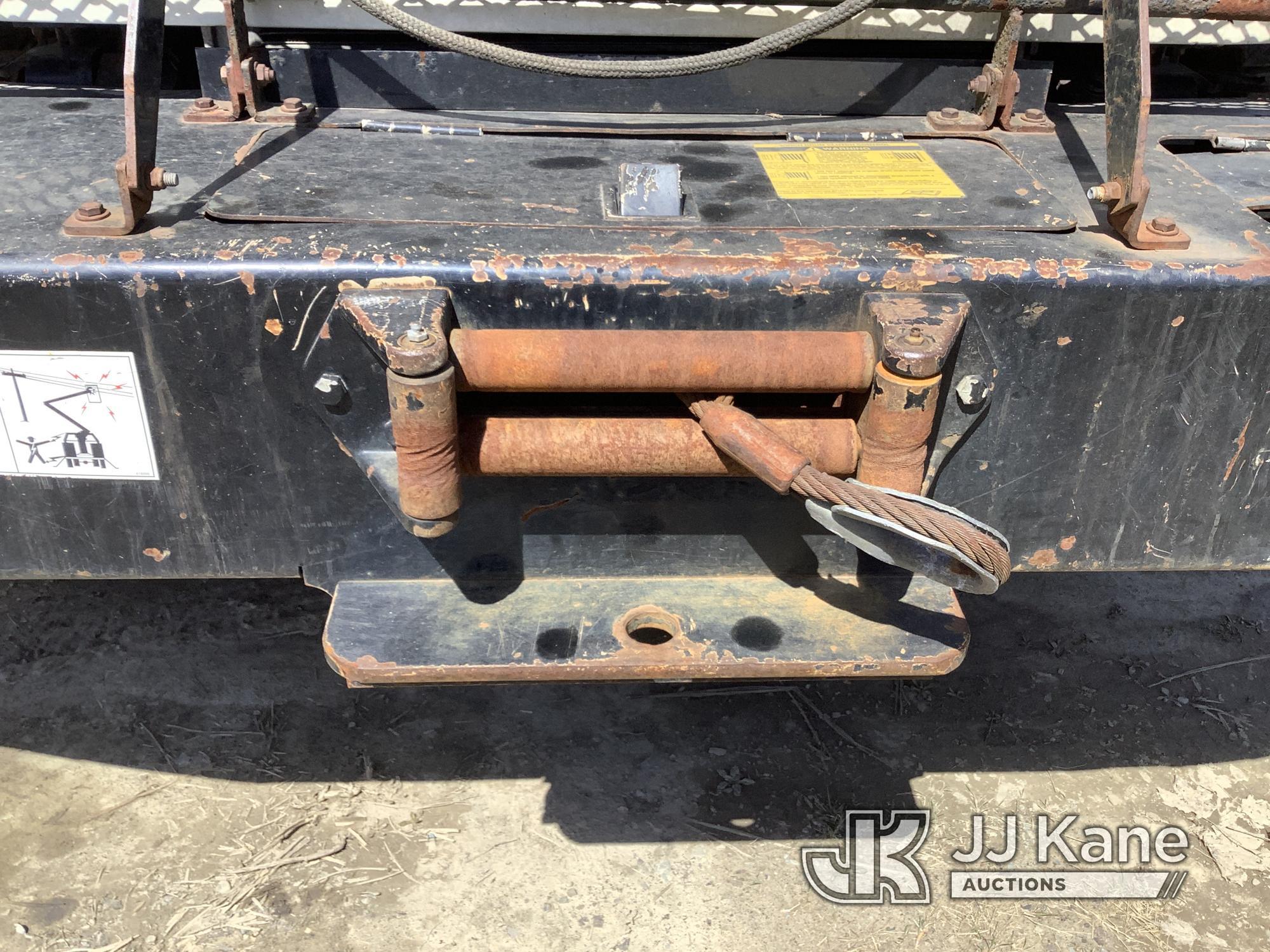 (Deposit, NY) Terex XT60-70, Over-Center Elevator Bucket rear mounted on 2014 Freightliner M2 106 4x