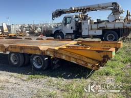 (Rome, NY) 2019 Felling FT-30-2 LP 15-Ton T/A Tagalong Equipment Trailer Brake Issues, Seller States