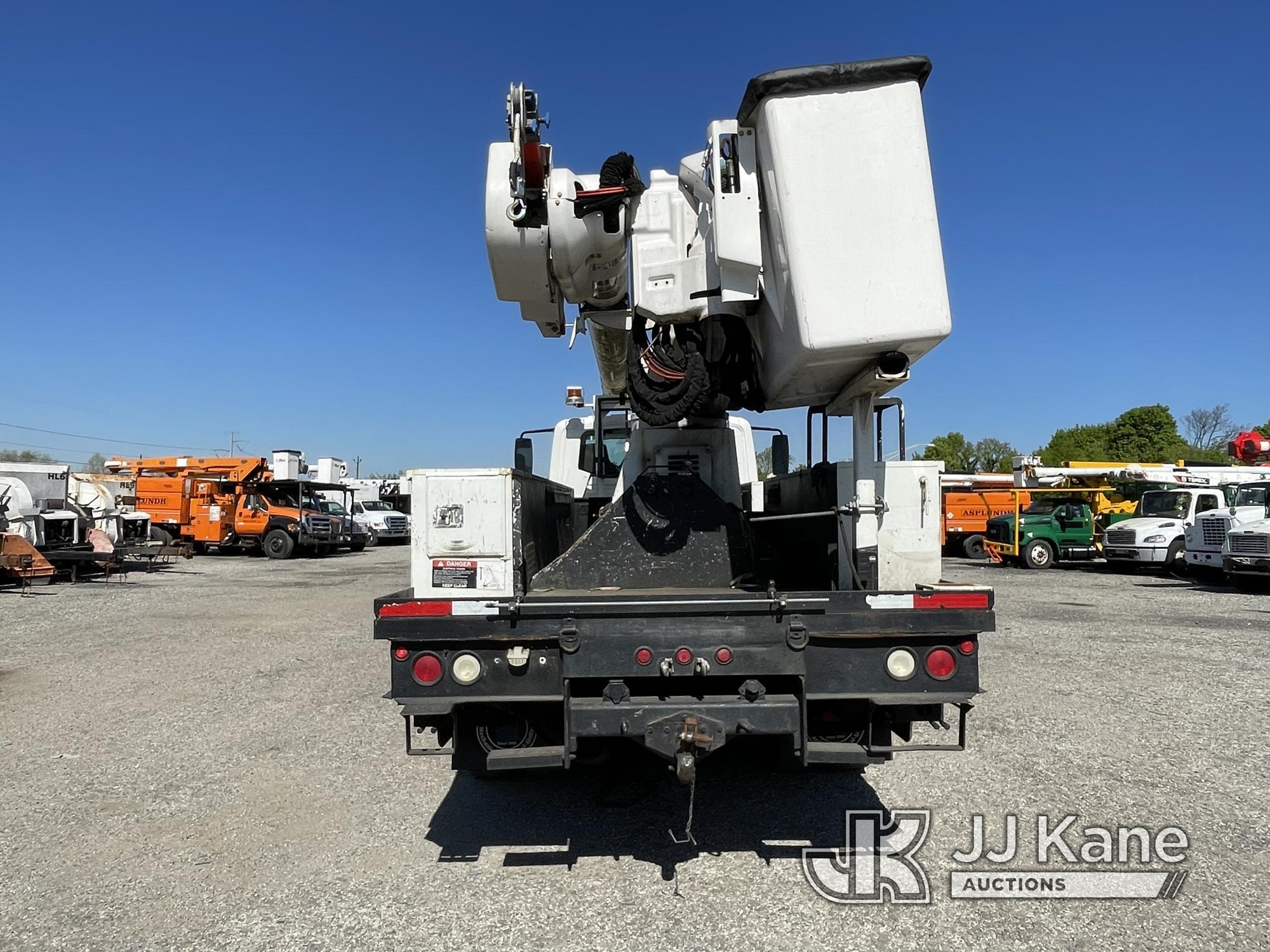 (Plymouth Meeting, PA) Altec AM855, Over-Center Material Handling Bucket Truck rear mounted on 2009