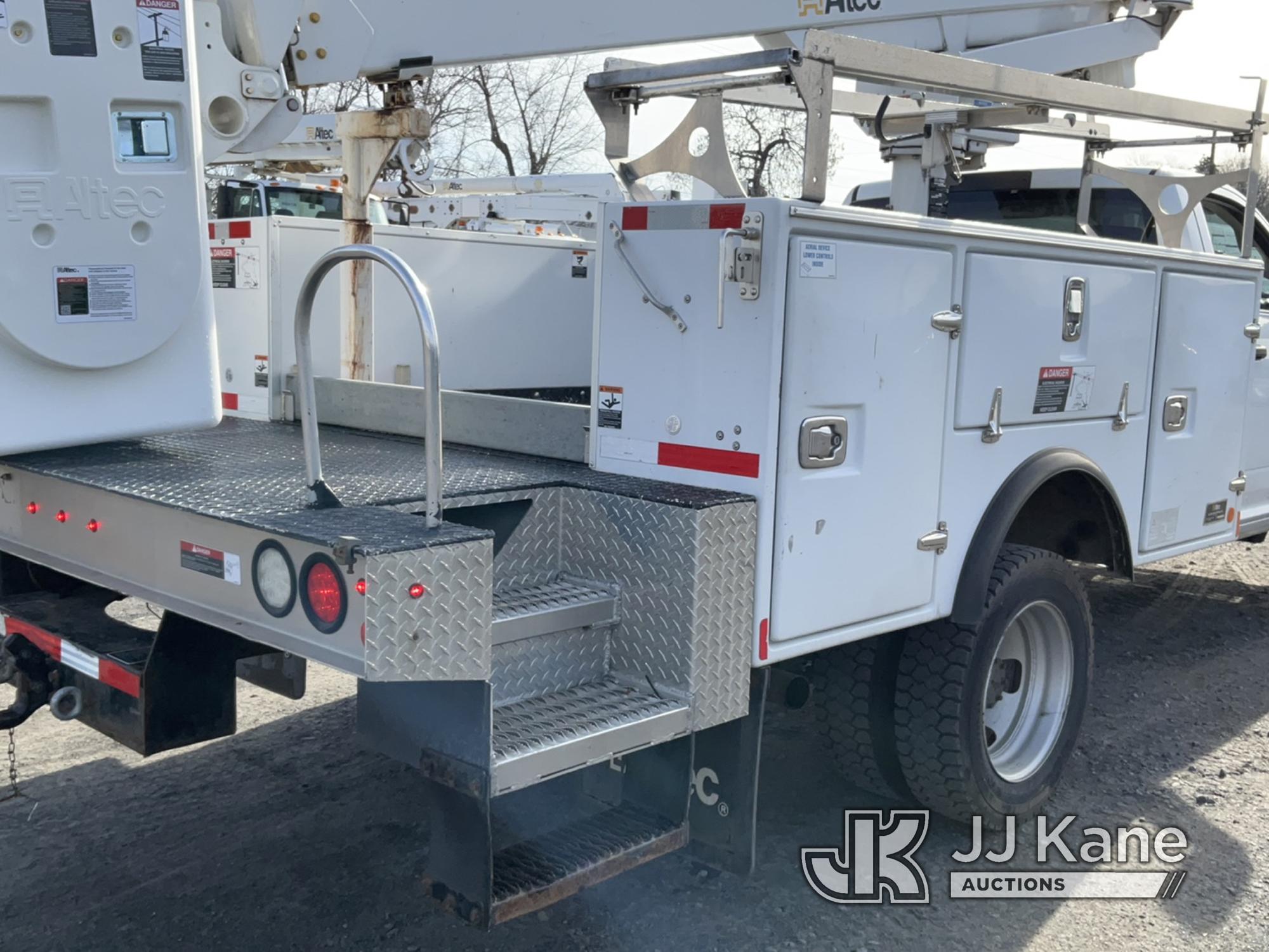 (Plains, PA) Altec AT200, Telescopic Non-Insulated Bucket Truck mounted behind cab on 2016 RAM 4500