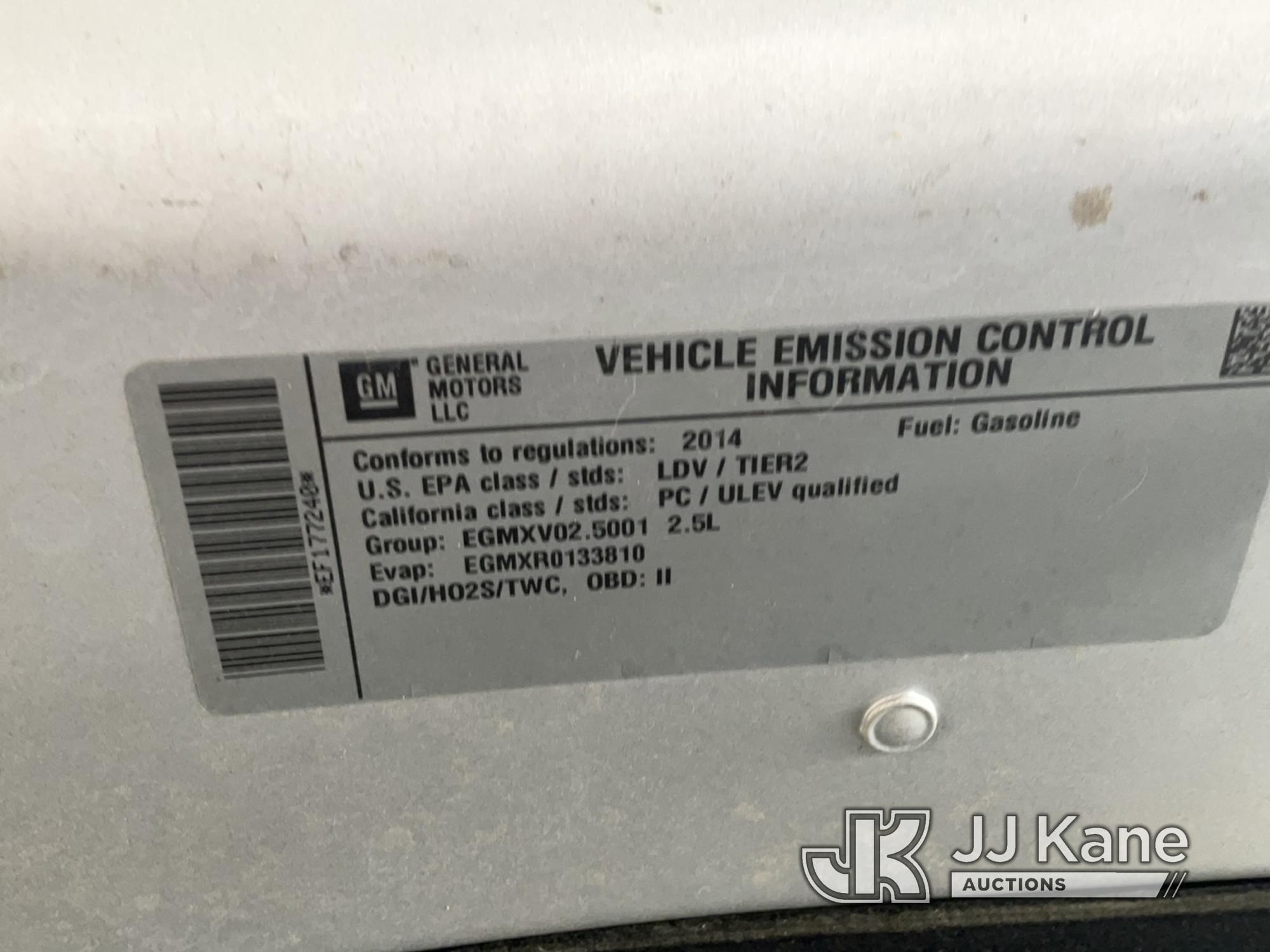 (Jurupa Valley, CA) 2014 Chevrolet Malibu 4-Door Sedan Runs & Moves