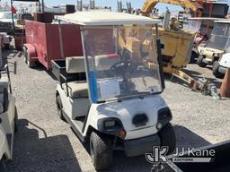 (Jurupa Valley, CA) 1996 Yamaha Golf Cart Not Running , No Key , Missing Parts