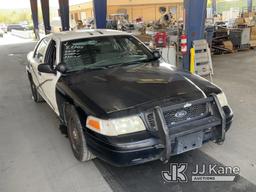 (Jurupa Valley, CA) 2011 Ford Crown Victoria Runs & Moves, Must Be Towed, Exhaust Damage, Air Bag Li