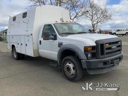 (Jurupa Valley, CA) 2008 Ford F450 Service Truck Runs & Moves, Out of State Buyer Only