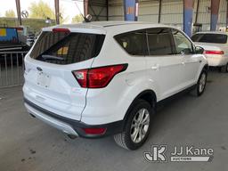 (Jurupa Valley, CA) 2019 Ford Escape 4-Door Sport Utility Vehicle Runs & Moves, Has Check Engine Lig