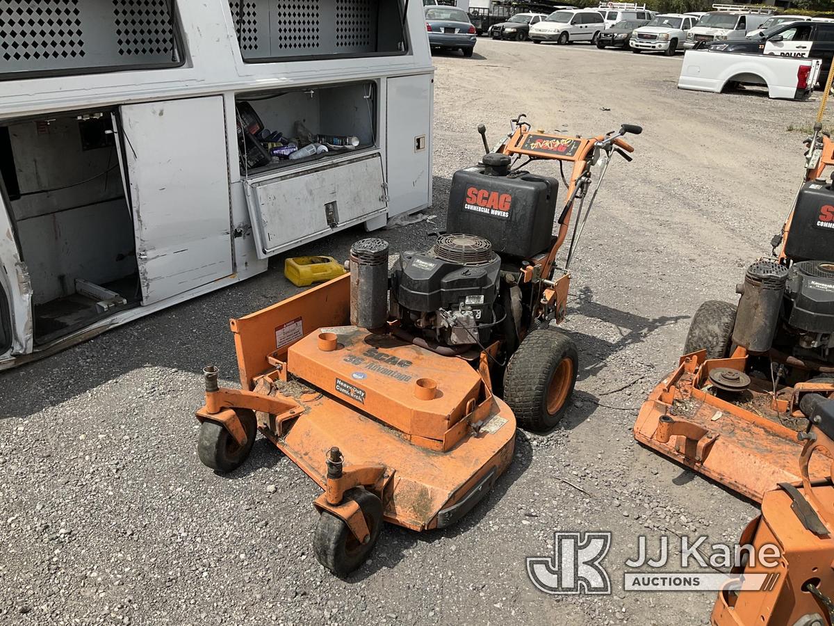 (Jurupa Valley, CA) Scag 36 ADVANTAGE 36 inÂ Mower Not Running, True Hours Unknown