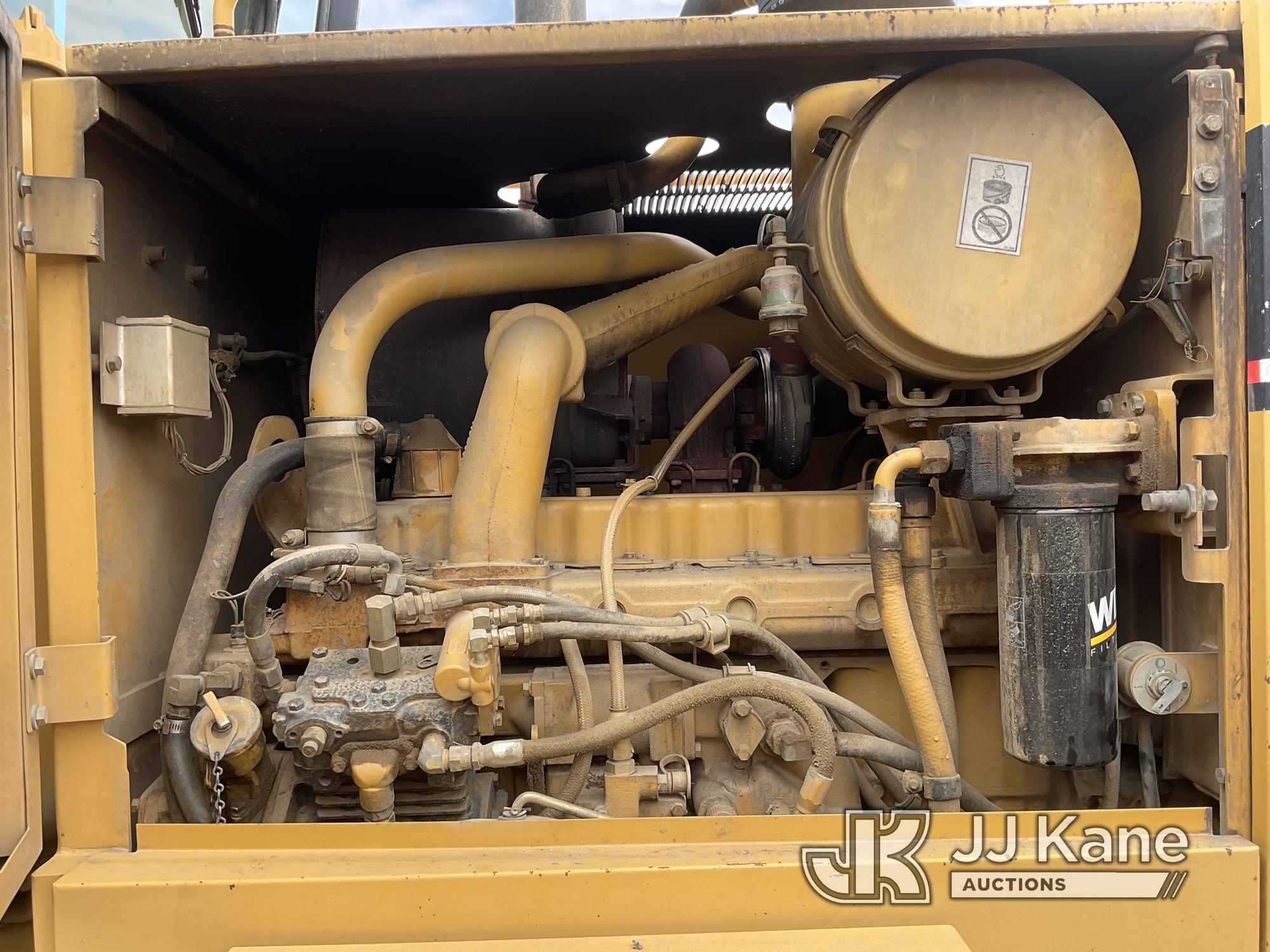 (Jurupa Valley, CA) 2001 Cat 143H Motor Grader, EROPS, Pan, Tilt, Rotate, Mould Board, Hydraulic Rip