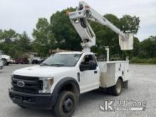Altec AT235, Non-Insulated Bucket Truck mounted behind cab on 2019 Ford F450 Service Truck Runs, Mov